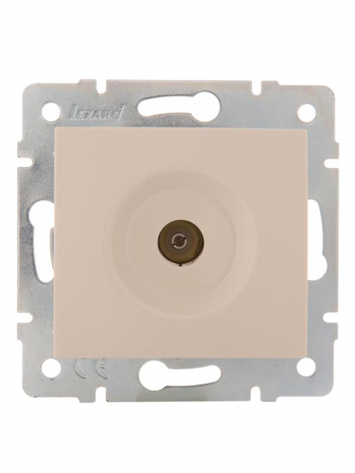 Механизм розетки оконечной TV СП Karina крем. LEZARD 707-0388-130 707-0388-130