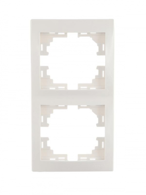 Рамка 2-м Mira вертикал. бел. LEZARD 701-0200-152 701-0200-152