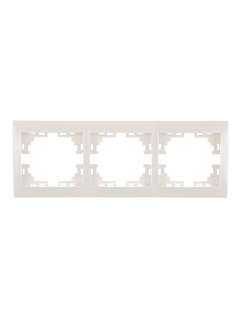 Рамка 3-м Mira горизонт. бел. LEZARD 701-0200-148 701-0200-148