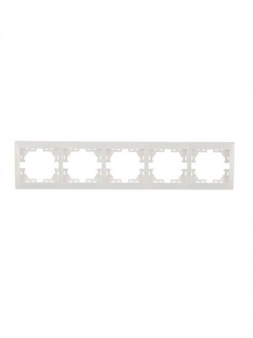 Рамка 5-м Mira горизонт. бел. LEZARD 701-0200-150 701-0200-150
