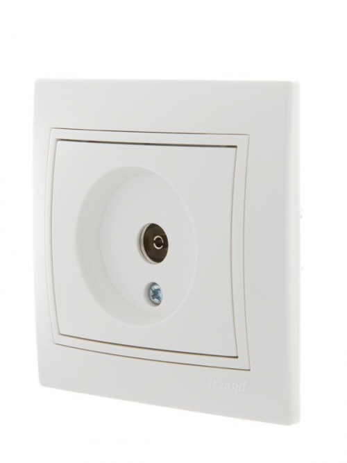 Розетка оконечная TV СП Mira бел./бел. LEZARD 701-0202-130 701-0202-130