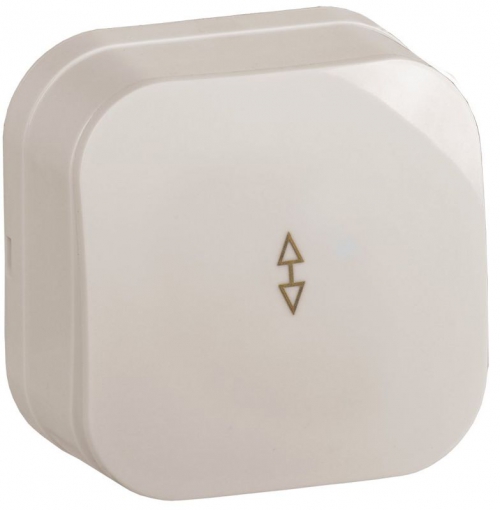 Переключатель проходной 1-кл. ОП GLORY 10А ВСп10-1-0-ХК крем. IEK EVH12-K33-10 EVH12-K33-10