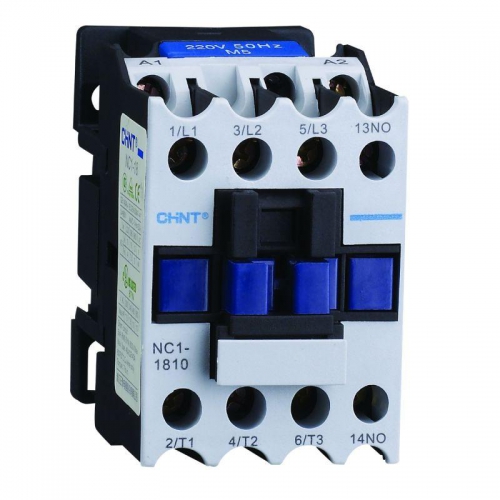 Контактор NC1-1801 18А 230В/АС3 1НЗ 50Гц (R) CHINT 221450 221450