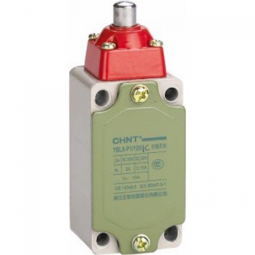 Выключатель путевой YBLX-P1/120/1C прямого действия с буфером CHINT 437072 437072