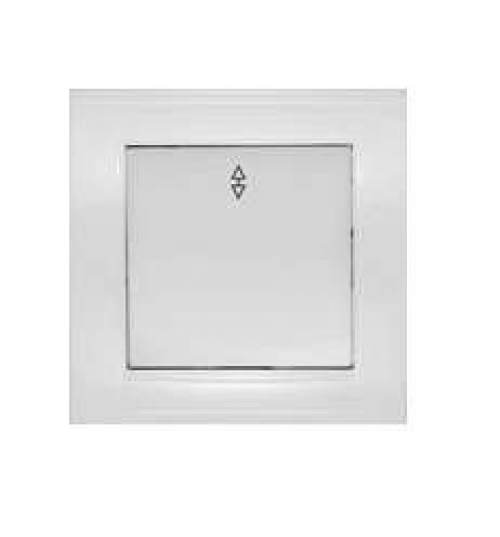 Переключатель проходной 1-кл. СП Бриллиант 10А IP20 бел. UNIVersal 7947373 7947373