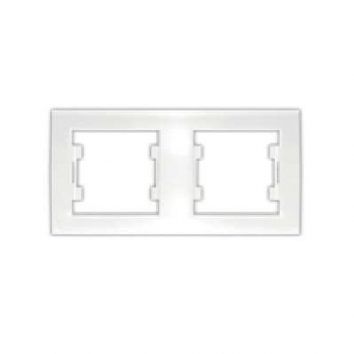 Рамка 2-м Бриллиант горизонт. бел. UNIVersal 7947465 7947465