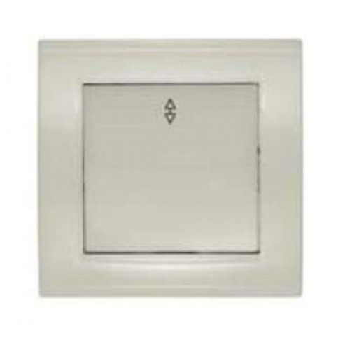 Переключатель проходной 1-кл. СП Бриллиант 10А IP20 сл. кость UNIVersal 7948592 7948592