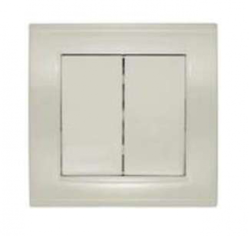 Выключатель 2-кл. СП Бриллиант 10А IP20 сл. кость UNIVersal 7948622 7948622