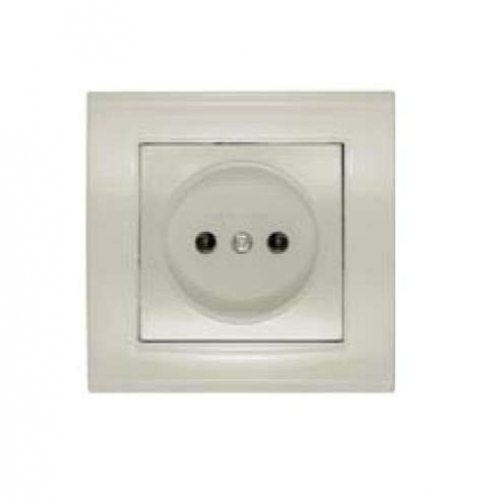 Розетка 1-м СП Бриллиант 16А IP20 без заземл. сл. кость UNIVersal 7948806 7948806