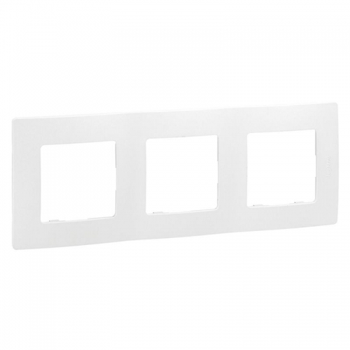 Рамка 3-м Etika бел. Leg 672503 672503