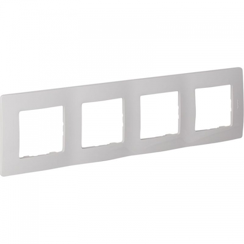 Рамка 4-м Etika бел. Leg 672504 672504