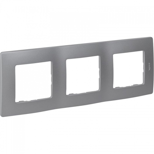 Рамка 3-м Etika алюм. Leg 672553 672553