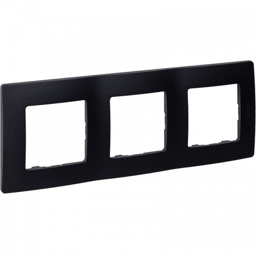 Рамка 3-м Etika антрацит Leg 672583 672583