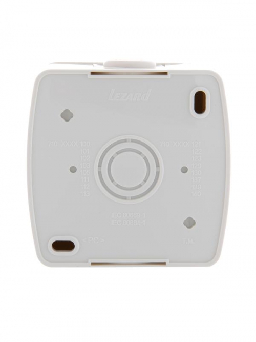 Розетка компьютерная 1-м ОП Nata RJ45 бел. LEZARD 710-0200-139 710-0200-139