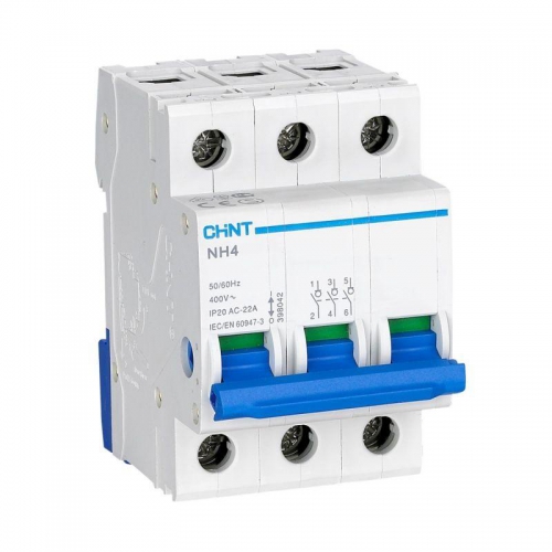 Выключатель нагрузки 3п 100А NH4 (R) CHINT 398042 398042