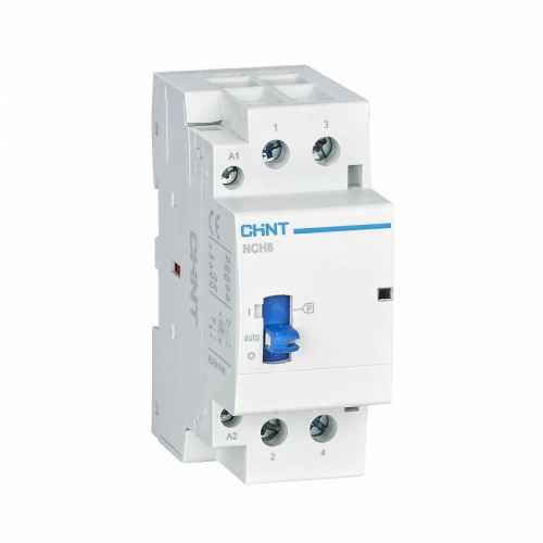 Контактор модульный NCH8-63M/20 AC 220-240В 50/60Гц ручное управление (R) CHINT 257445 257445