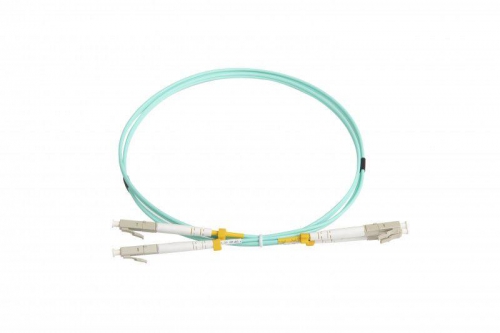 Патч-корд FC-D2-503-LC/PR-LC/PR-H-1M-LSZH-AQ волоконно-оптический (шнур) MM50/125(OM3) LC-LC duplex 10G/40G LSZH 1м Hyperline 34453 34453