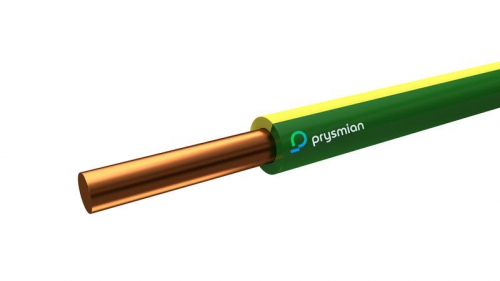 Провод ПуВнг(А)-LS 1х2.5 Ж/З 450/750В (бухта) (м) РЭК-PRYSMIAN 0601050301 0601050301