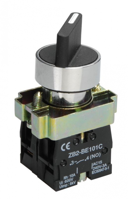 Переключатель LAY5-BD33 на 3 полож. черн. I-O-II станд. ручка IEK BSW60-BD-3-K02 BSW60-BD-3-K02