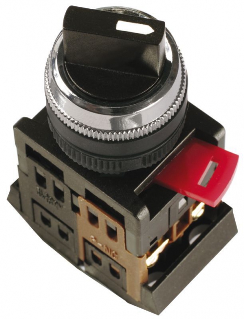 Переключатель AC-22 на 2 полож. черн. I-O 1з+1p IEK BSW10-AC-2-K02 BSW10-AC-2-K02