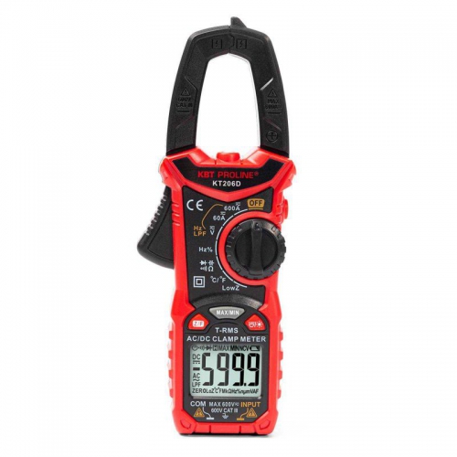 Клещи токовые цифровые KT 206D 