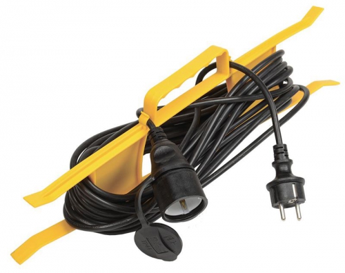 Удлинитель-шнур на рамке 1х50м с заземл. 10А IP44 УР50 2P+PE ПВС 3х1 IEK WKF14-10-01-50-44 WKF14-10-01-50-44