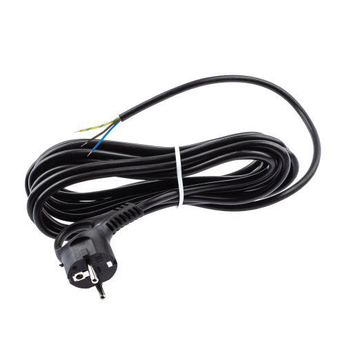 Шнур сетевой с вилкой 1.5м с заземл. ПВС 3х0.75 черн. UX-3x0.75-1.5m-B ЭРА Б0048689 Б0048689