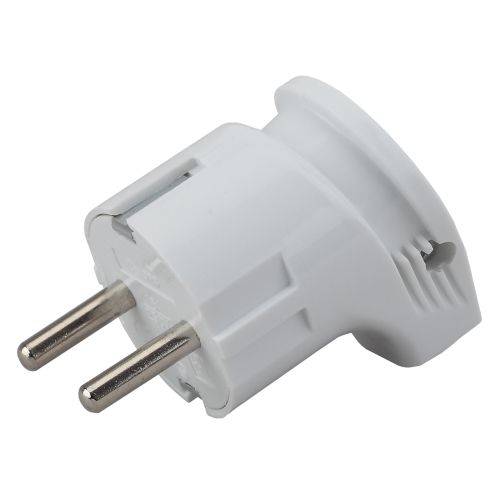 Вилка с заземл. угловая 16А бел. Vx3-W ЭРА Б0039678 Б0039678