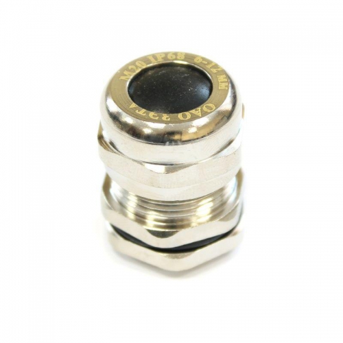 Ввод кабельный М20 латунь Dкаб. 6-12 IP68 ЗЭТА zeta30117 zeta30117