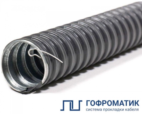 Металлорукав в ПВХ изоляции МРПИ НГ 20 d20мм с протяжкой (уп.50м) ЗЭТАРУС zeta44405 zeta44405