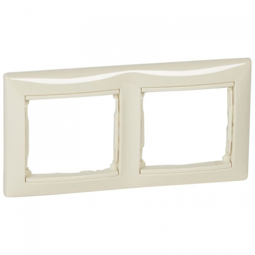 Рамка 2-м Valena горизонт. сл. кость Leg 774352 774352