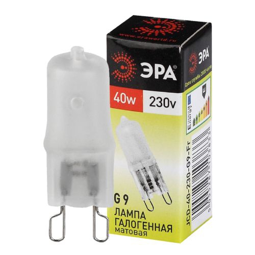 Лампа галогенная G9-JCD-40-230V-Fr 40Вт капсула G9 230В Эра C0027368 C0027368