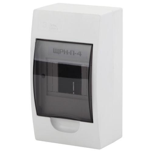 Бокс ЩРН-П-4 мод. навесной пластик IP41 SIMPLE NO-box_simple-plastic_4_surface ЭРА Б0041521 Б0041521