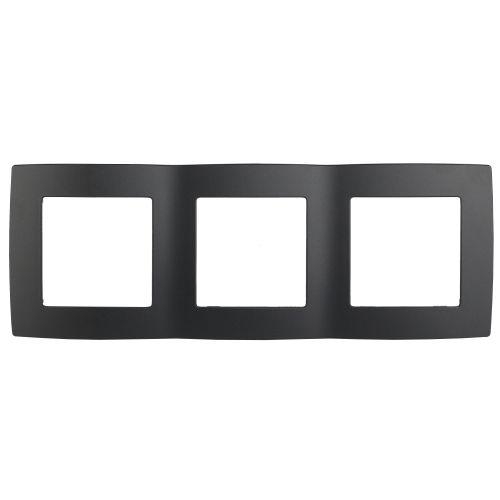 Рамка 3-м 12-5003-05 антрацит ЭРА Б0014765 Б0014765