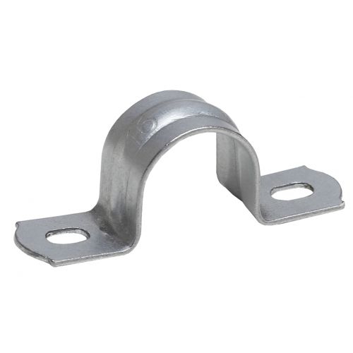 Скоба металлическая двухлапковая d 16-17мм (уп.100шт) ЭРА Б0036426 Б0036426