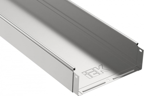 Лоток листовой неперфорированный 200х100 L3000 сталь 0.8мм IEK CLN10-100-200-3 CLN10-100-200-3