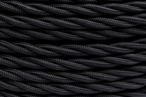 Провод ретро 3х2.5 матов. черн. (уп.50м) Bironi B1-435-73-50 B1-435-73-50