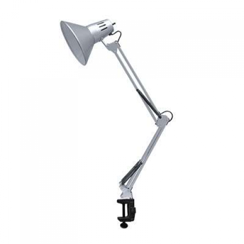 Светильник настольный под лампу СНС 13С на струбцине 60Вт E27 230В серебр. (коробка) IN HOME 4690612012889 4690612012889