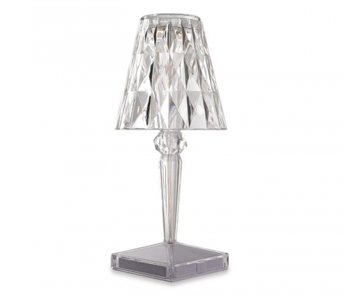 Светильник светодиодный настольный CTL1-USB 3Вт 120лм 5В 2SMD IP20 диммер: 2700-3000К/4000-4500К/6000-6500К ночник прозр. кристалл акрил ФАZА 5040922 5040922