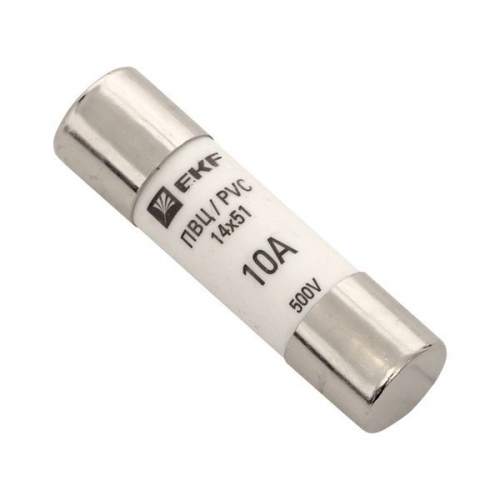 Вставка плавкая цилиндрическая ПВЦ 14х51 10А EKF pvc-14x51-10 pvc-14x51-10