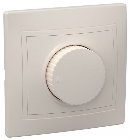 Светорегулятор поворот. СП КВАРТА IP20 ВСР10-1-0-ККм крем. ИЭК EDK10-K33-03-DM EDK10-K33-03-DM