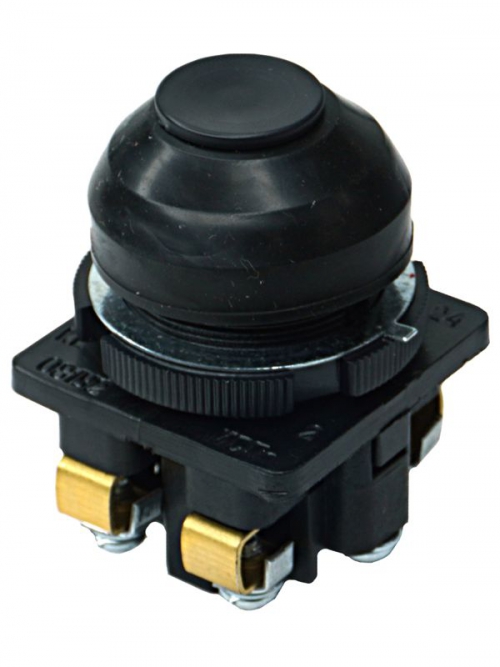 Выключатель кнопочный КЕ-081 У2 исп.2 1з+1р цилиндр IP54 10А 660В черн. Электротехник ET502364 ET502364