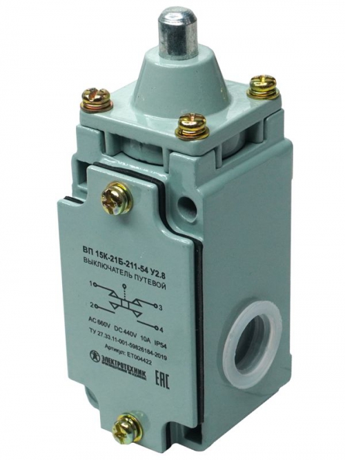 Выключатель конечн. ВП 15К-21Б-211-54 У2.8 Электротехник ET004422 ET004422