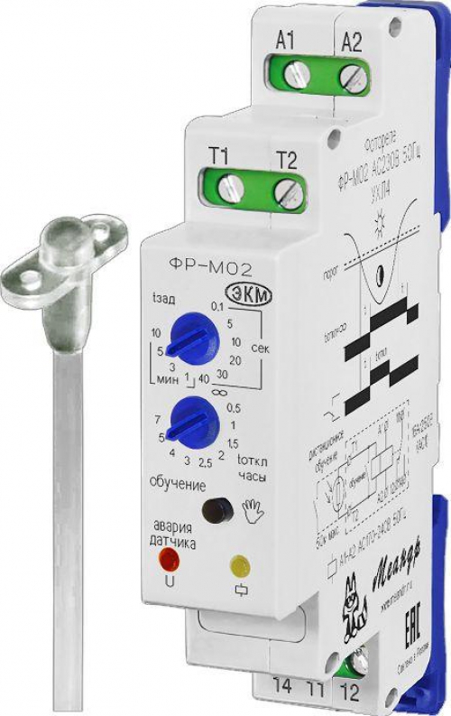 Фотореле ФР-М02 AC230B УХЛ4 с ФД-3-1 Меандр A8302-19911687 A8302-19911687