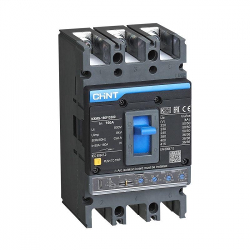 Выключатель автоматический 3п 160А 36кА NXMS-160SF с электрон. расцеп. (R) CHINT 264748 264748