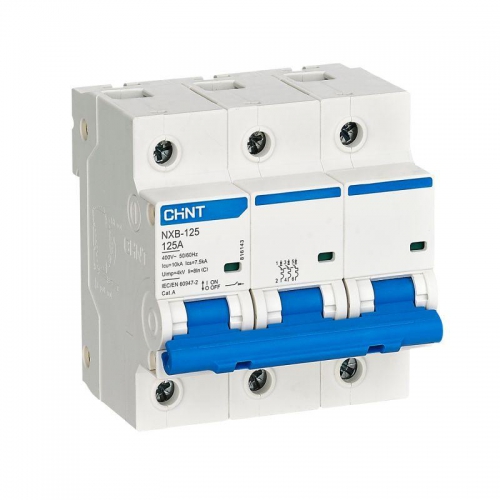 Выключатель автоматический модульный 3п C 100А 10кА NXB-125 (R) CHINT 816141 816141
