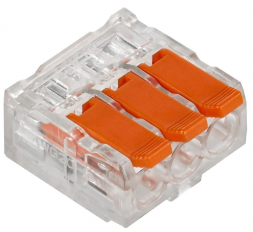 Клемма строительно-монтажная СМК 221-613 (уп.4шт) IEK UKZ40-613-004 UKZ40-613-004