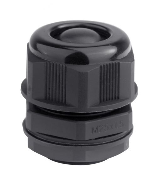Ввод кабельный M32 с мембраной для кабеля d18-25мм IP68 черн. DKC 53M3225 53M3225