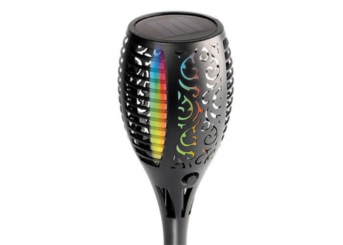 Светильник светодиодный SLR-S11-RGB садовый эффект факела 33LED 58см IP44 (3 варианта установки) солнечная батарея ФАZА 5040823 5040823