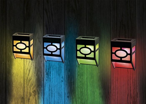 Светильник светодиодный на солнечной батарее SLR-W06-RGB настенный IP44 ФАZА 5040793 5040793